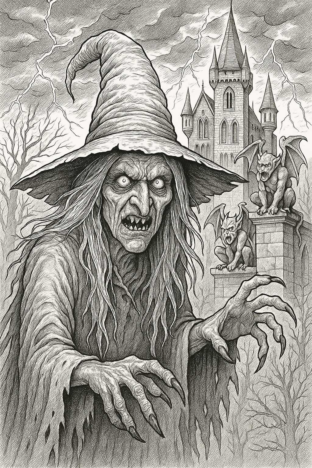 Shadowrose Adult Coloring Pages - Digital Download