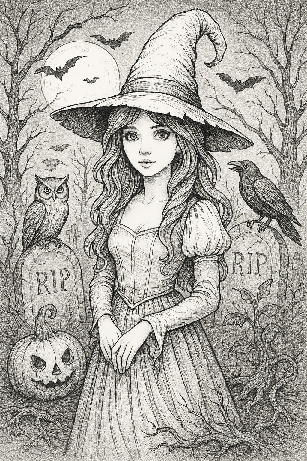 Shadowrose Adult Coloring Pages - Digital Download