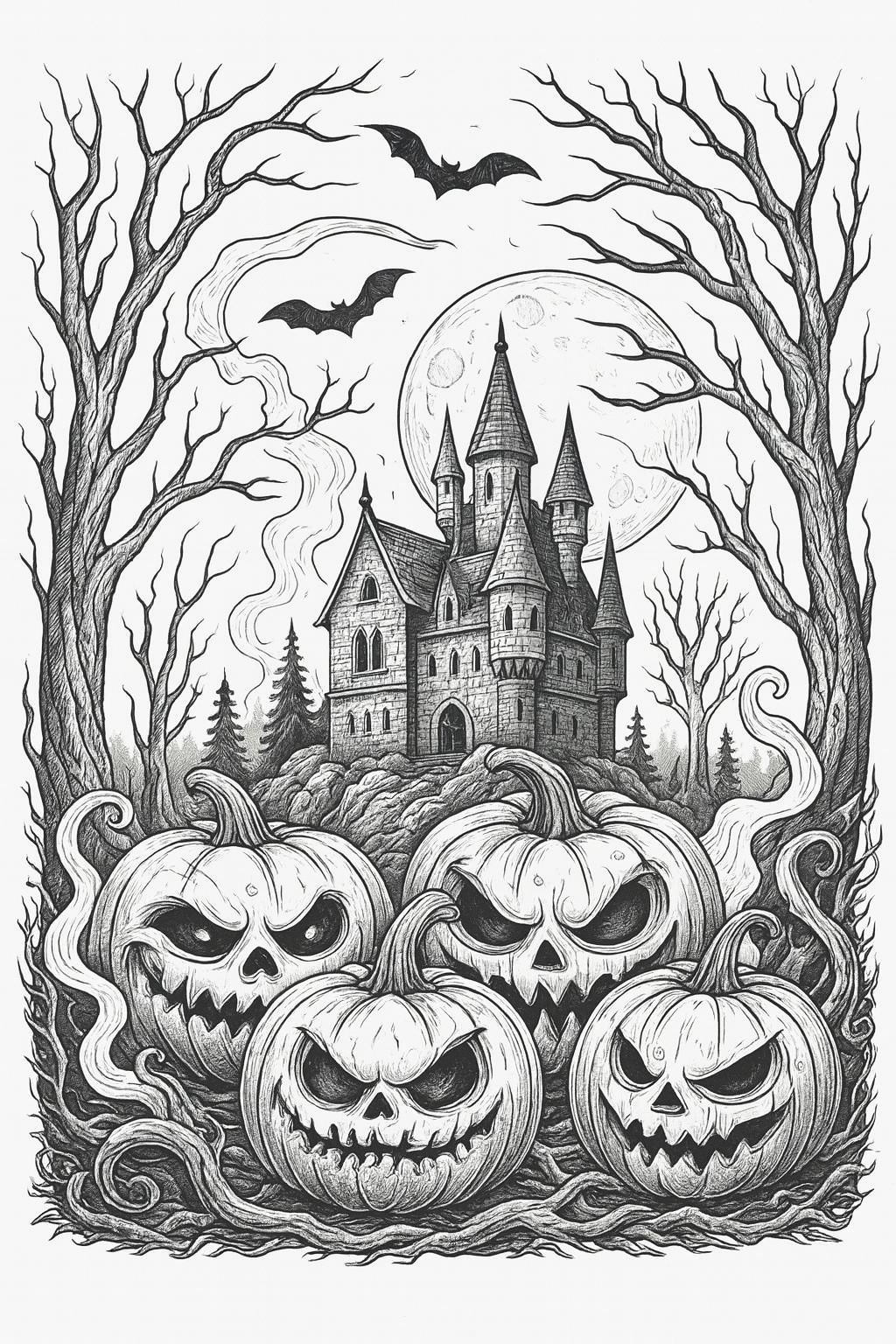 Shadowrose Adult Coloring Pages - Digital Download