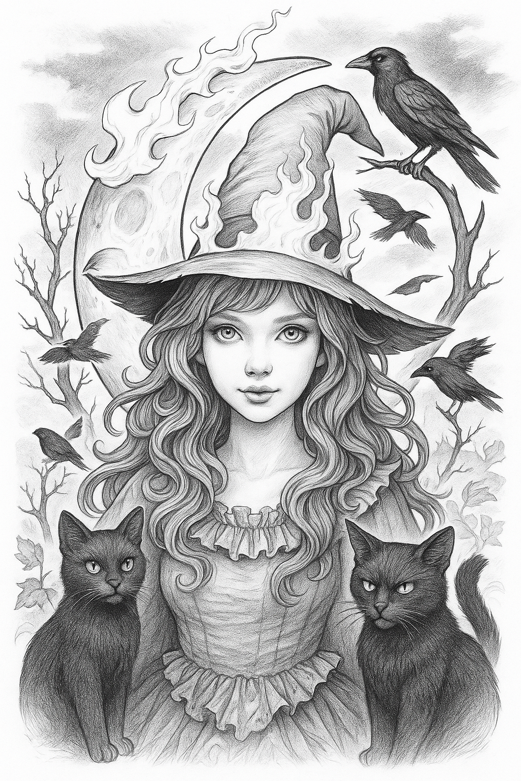 Shadowrose Adult Coloring Pages - Digital Download